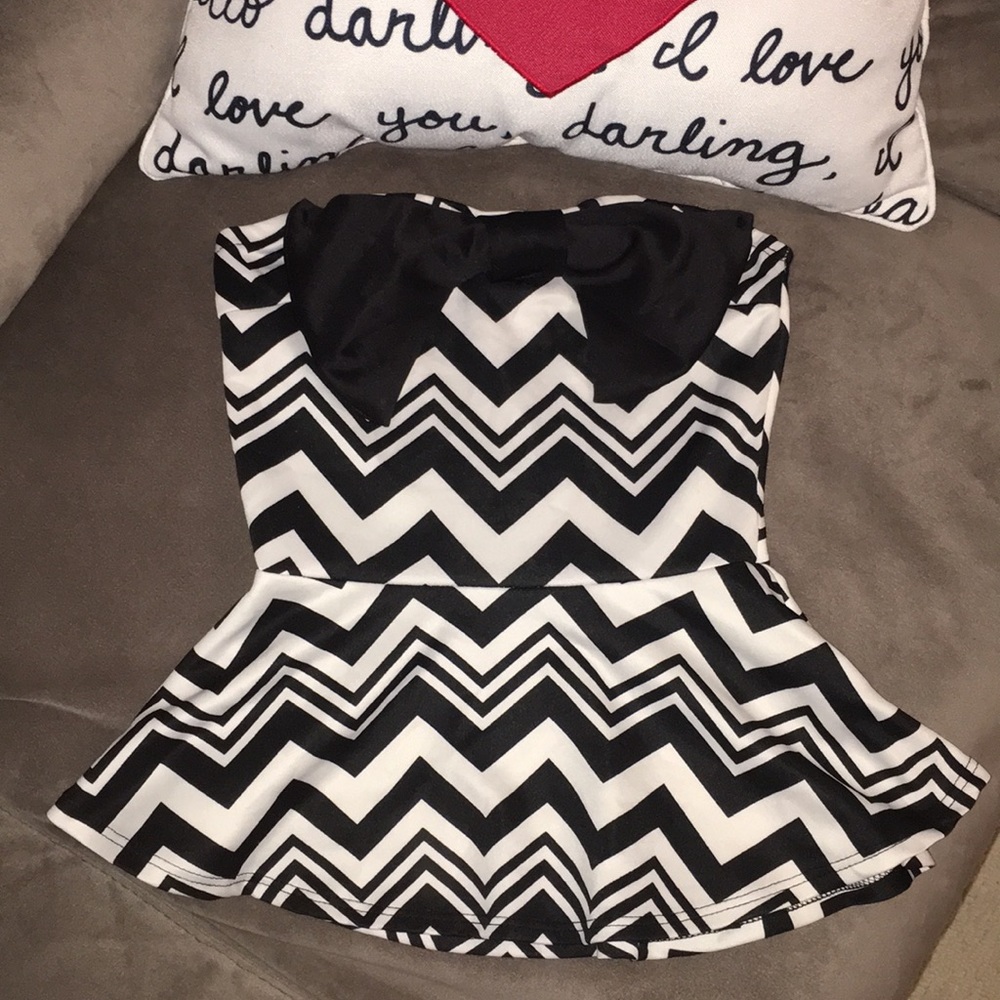 Like New Strapless Top!